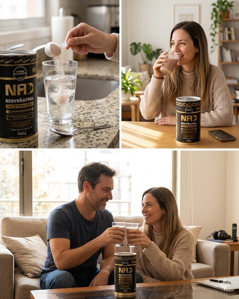 NAD + Resveratrol en Polvo 700g | X 3 unidades. ENVÍO GRATIS