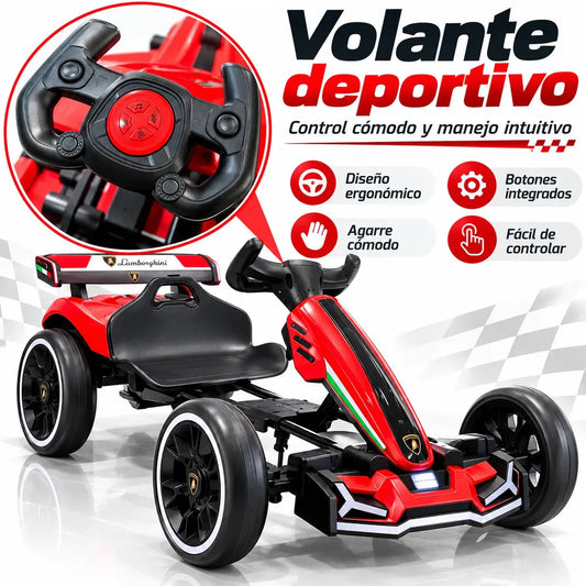 Go Kart Eléctrico para Niños GRANDE. ENVÍO GRATIS