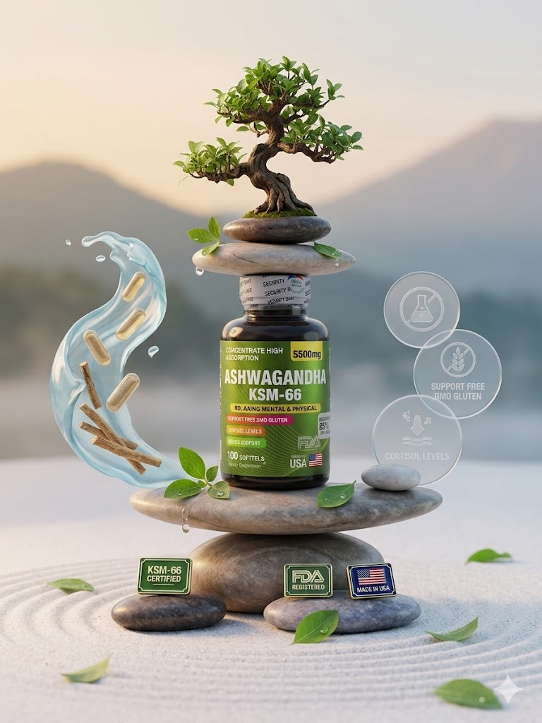 Ashwagandha KSM66 x100 softgels. ENVIO GRATIS