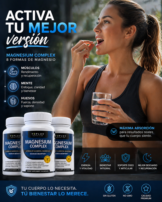 MAGNESIUM COMPLEX 90 CAPSULAS X3. ENVIO GRATIS