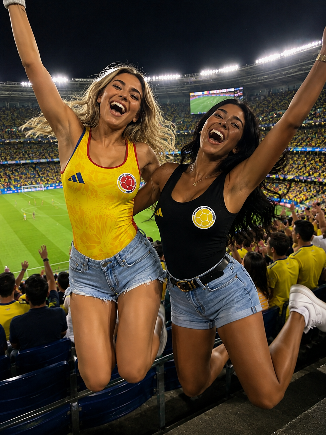Body Colombia + moña.💛💙❤️ ENVÍO GRATIS