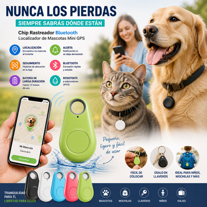 Localizador GPS Bluetooth para llaves y mascotas. ENVIO GRATIS