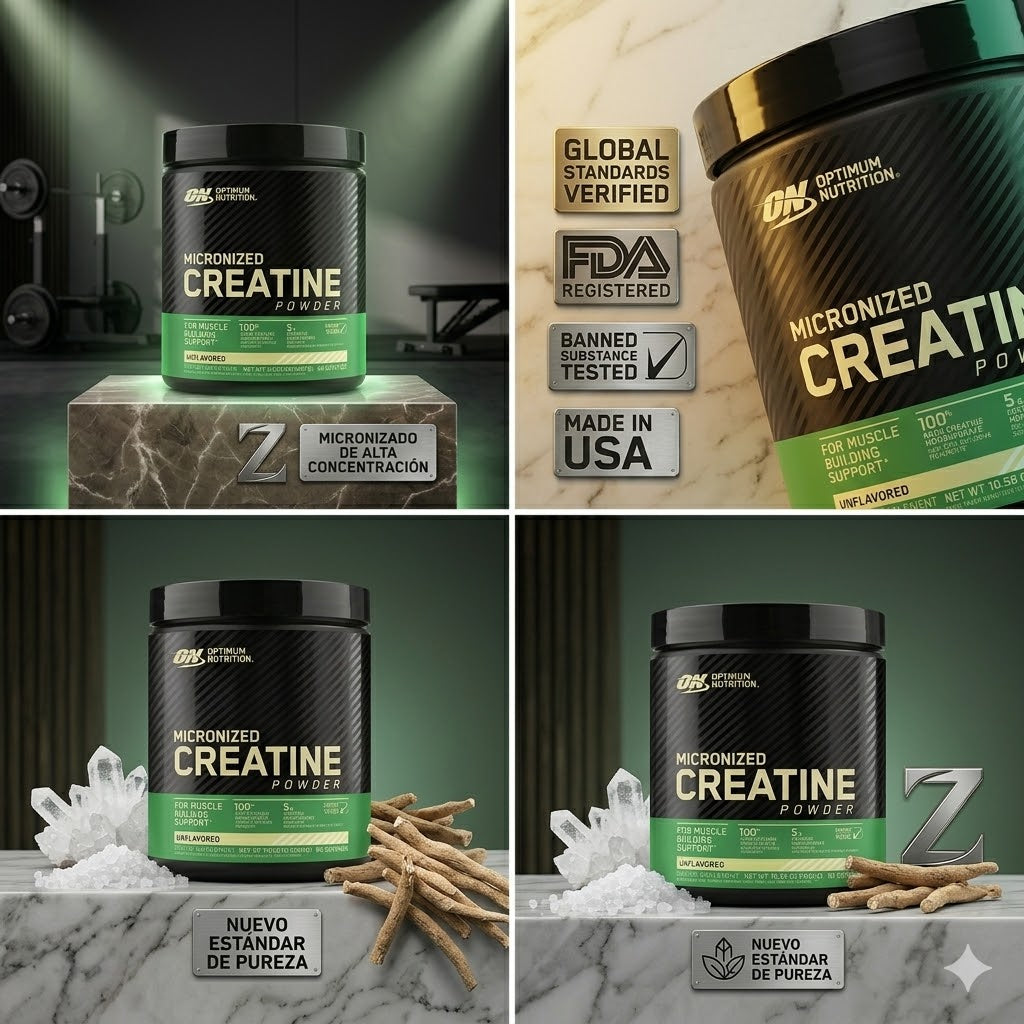 🏋️‍♂️ Creatina Micronizada Optimum Nutrition – Rendimiento y Fuerza Máxima. ENVÍO GRATIS