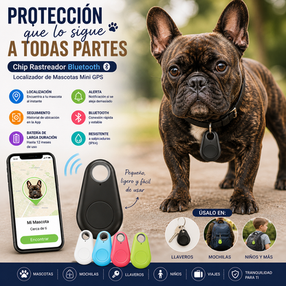 Localizador GPS Bluetooth para llaves y mascotas. ENVIO GRATIS
