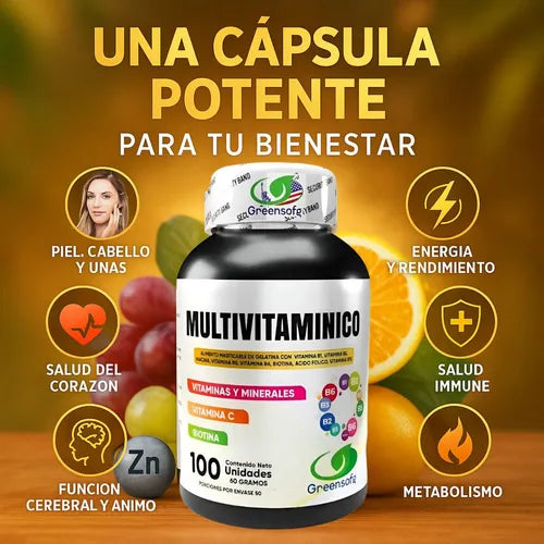 MULTIVITAMINICO GREENSOFG.   ENVÍO GRATIS