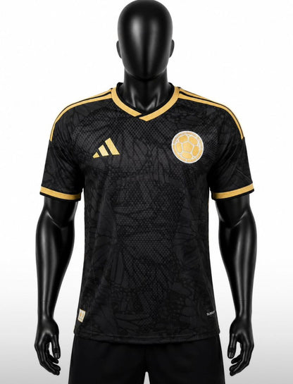 Camiseta negra de la selección Colombia para Dama y Caballero ENVÍO GRATIS