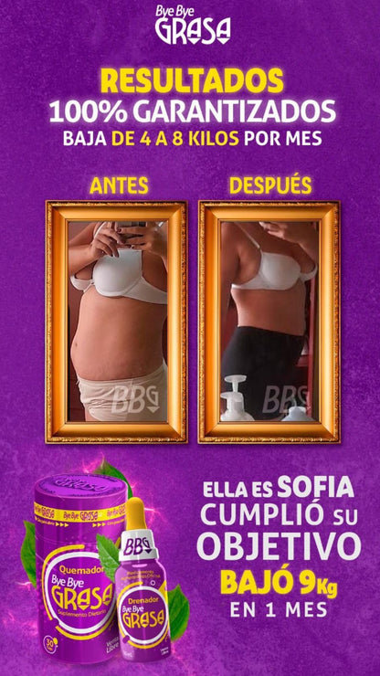 COMBO BYE BYE GRASA.   ENVÍO GRATIS