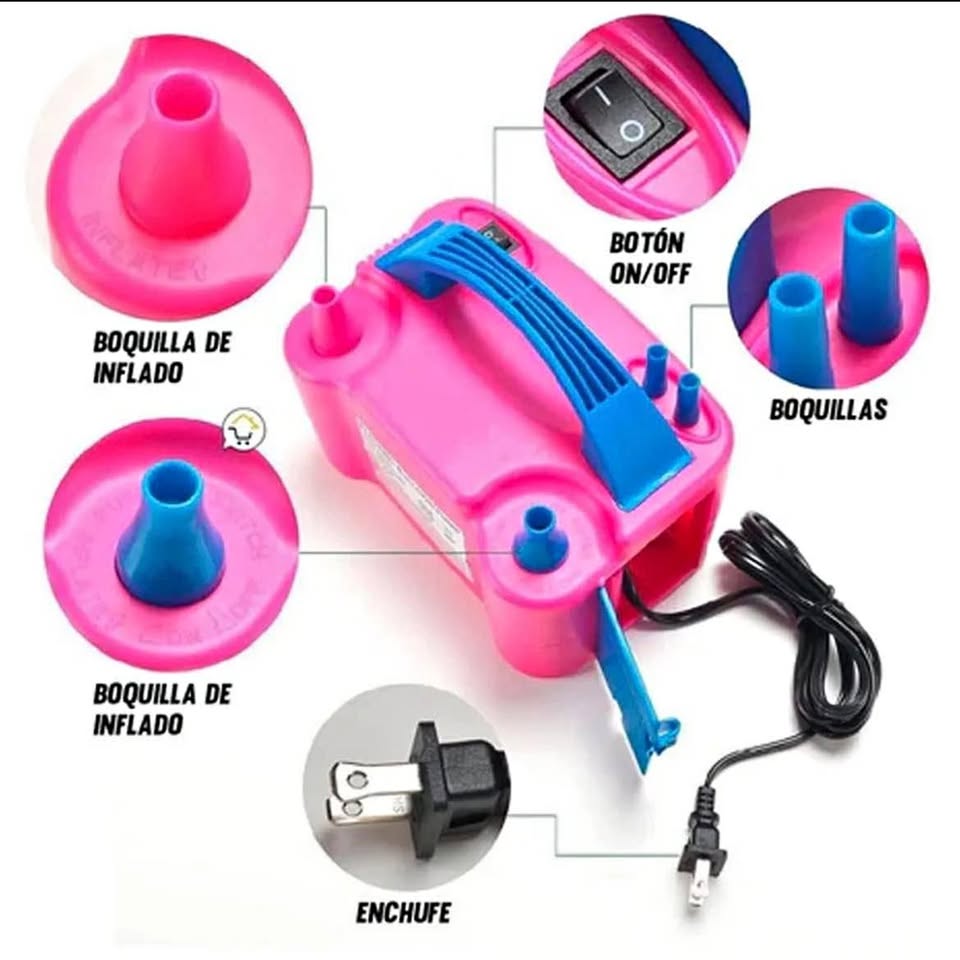 Inflador Compresor Eléctrico De Globos.  ENVÍO GRATIS