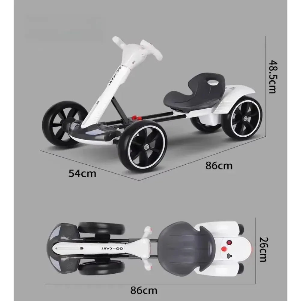 Carro Go Kart Eléctrico Plegable para Niños.    ENVÍO GRATIS