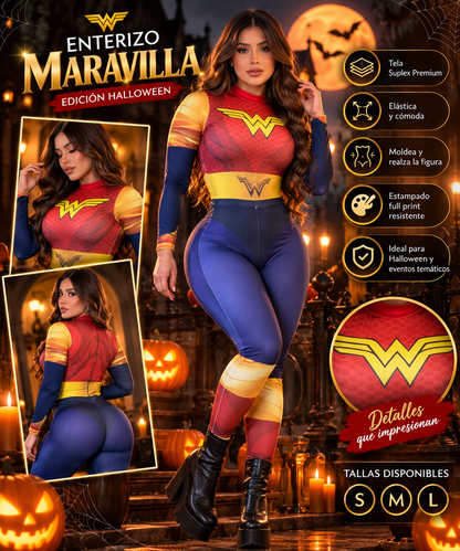 ENTERIZO HALLOWEN MARAVILLA 2.   ENVÍO GRATIS