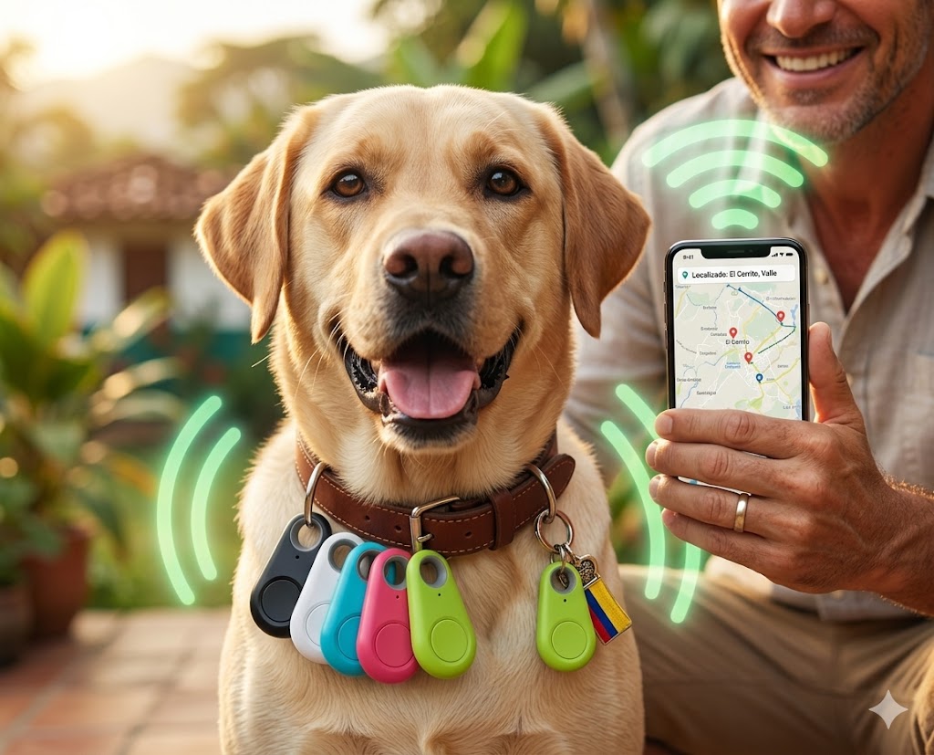 Localizador GPS Bluetooth para llaves y mascotas. ENVIO GRATIS