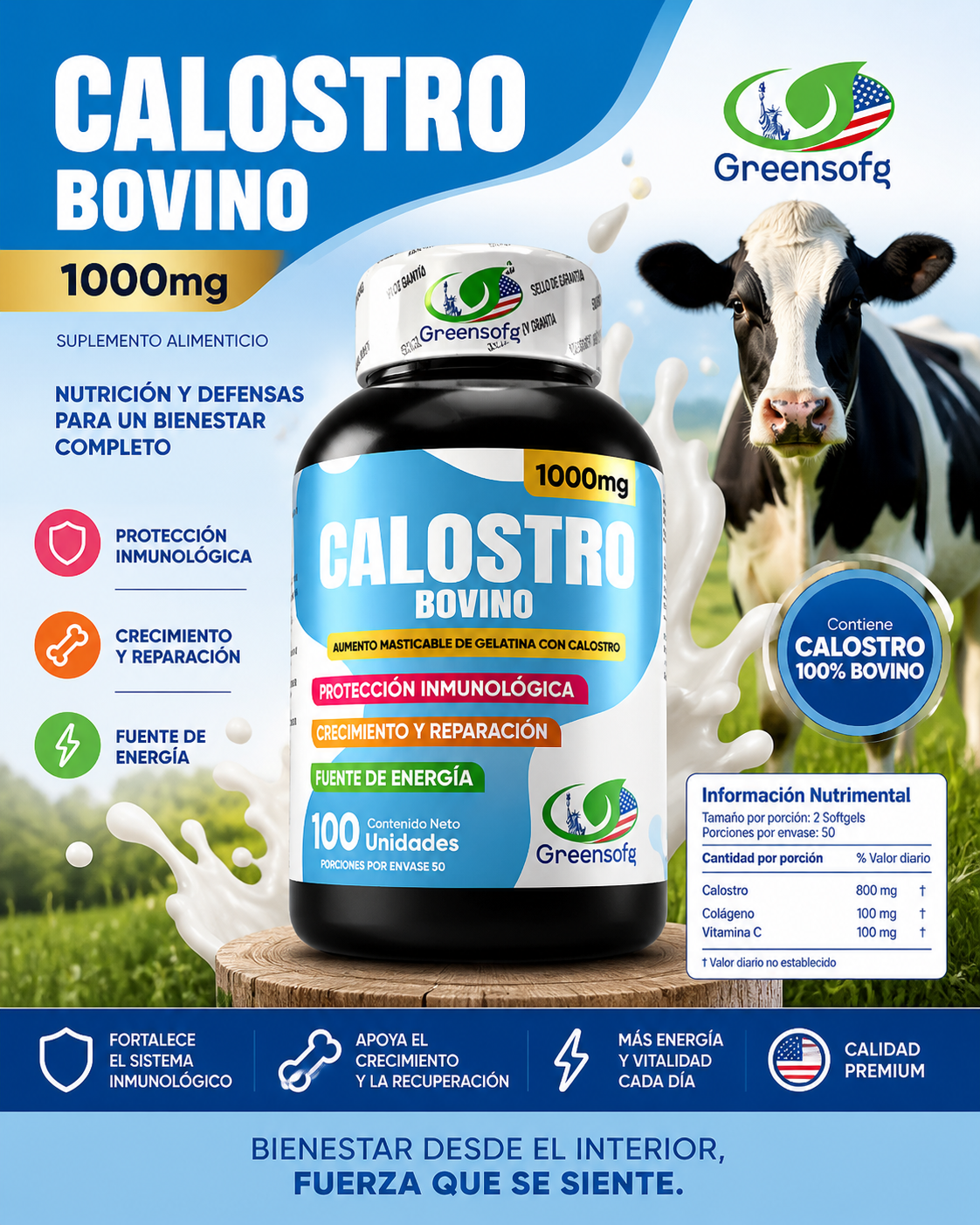 Calostro Bovino Softgels X 2 Und. ENVIO GRATIS