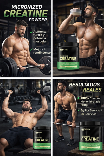 🏋️‍♂️ Creatina Micronizada Optimum Nutrition – Rendimiento y Fuerza Máxima. ENVÍO GRATIS