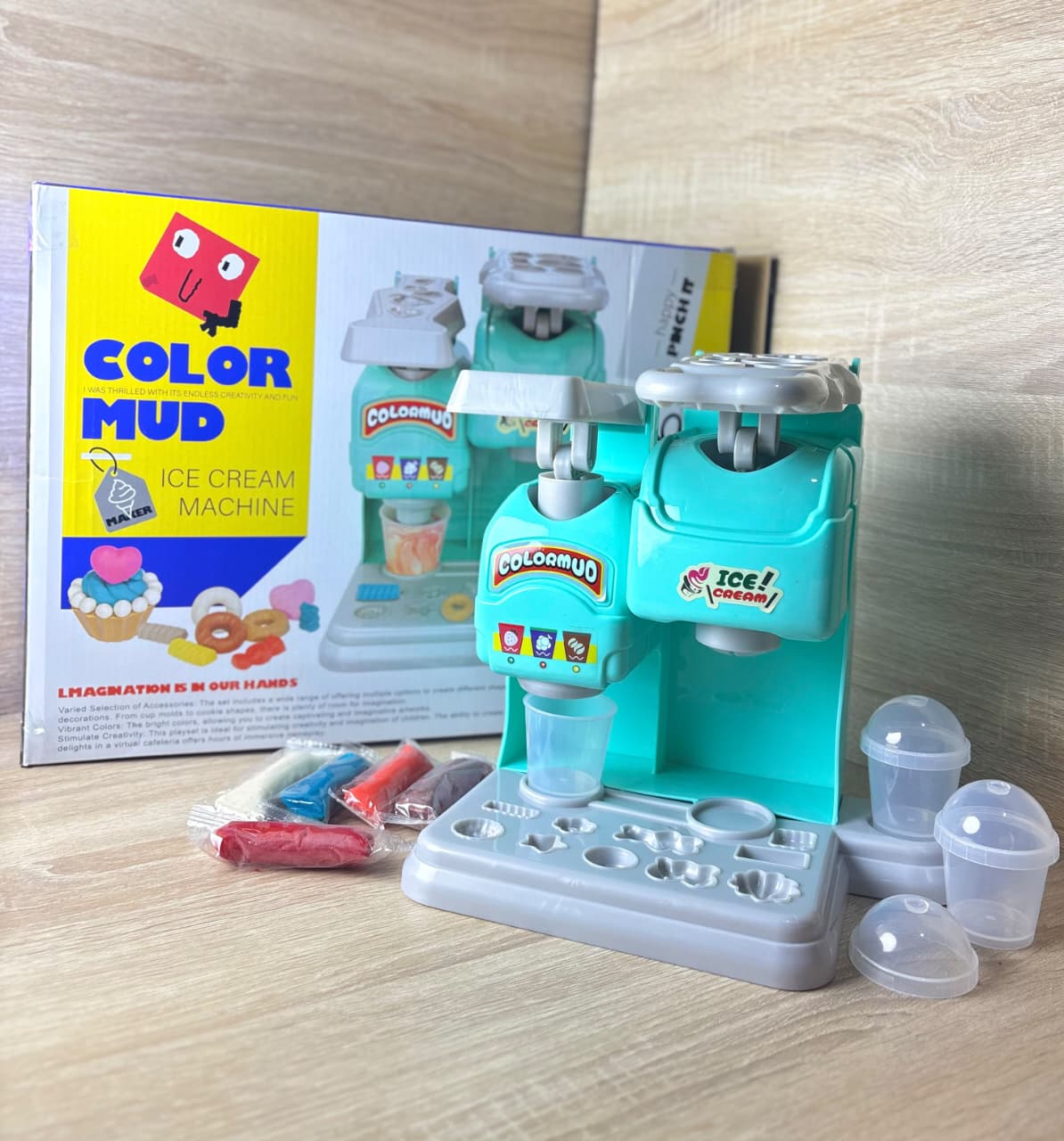 MAQUINA DE HELADOS CON PLASTILINA.    ENVÍO GRATIS