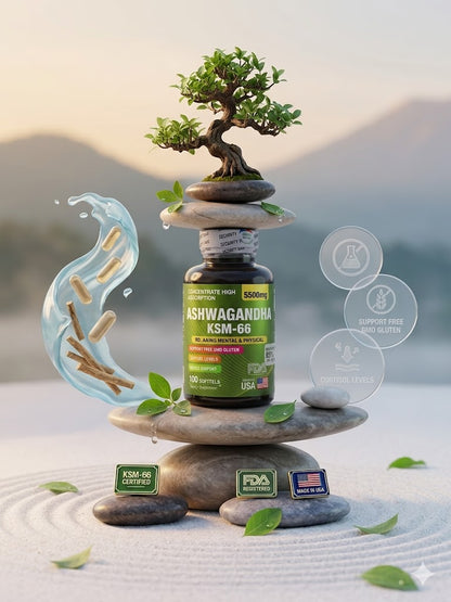 Ashwagandha KSM66 x100 softgels. ENVIO GRATIS
