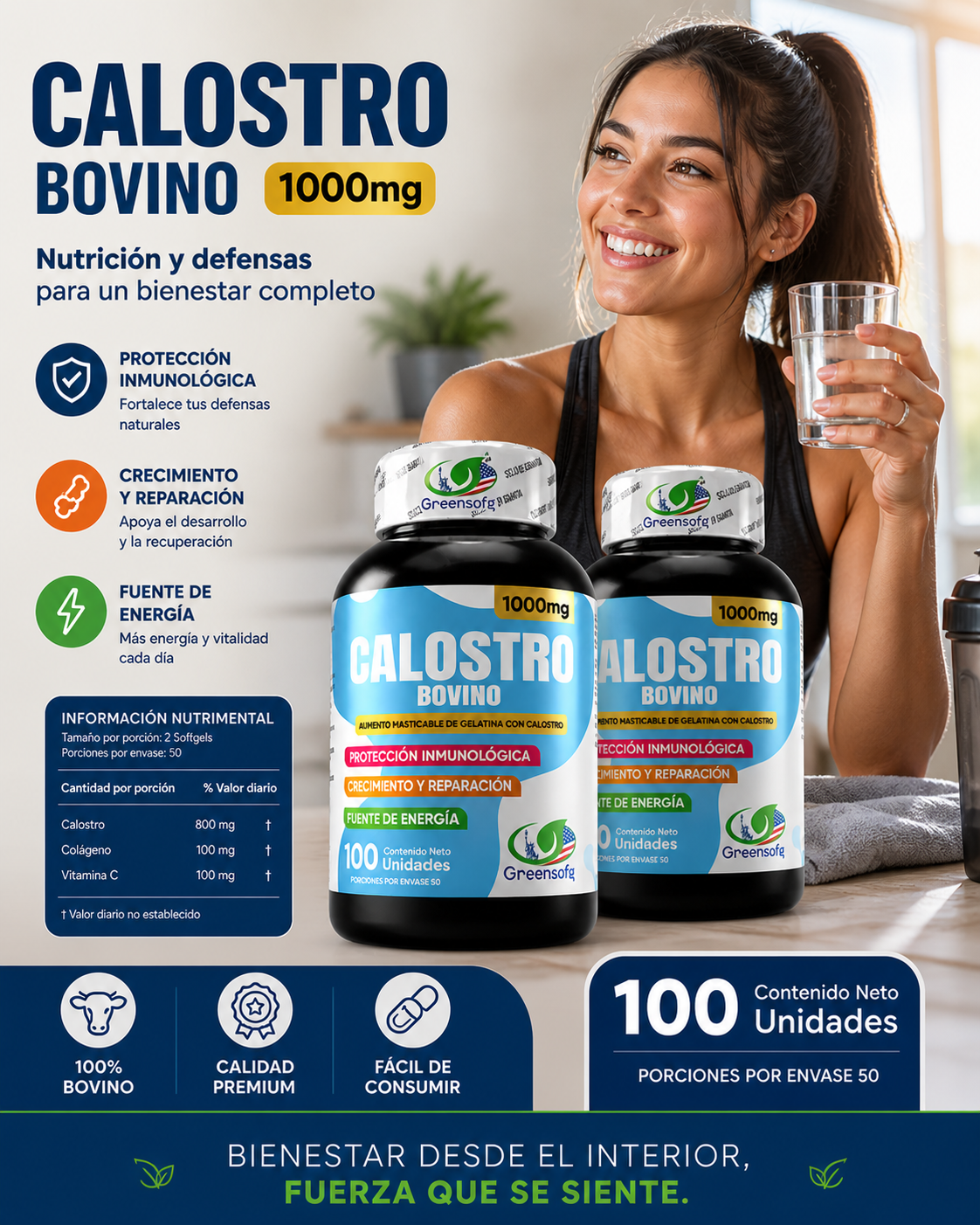 Calostro Bovino Softgels X 2 Und. ENVIO GRATIS
