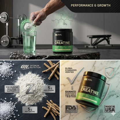 🏋️‍♂️ Creatina Micronizada Optimum Nutrition – Rendimiento y Fuerza Máxima. ENVÍO GRATIS