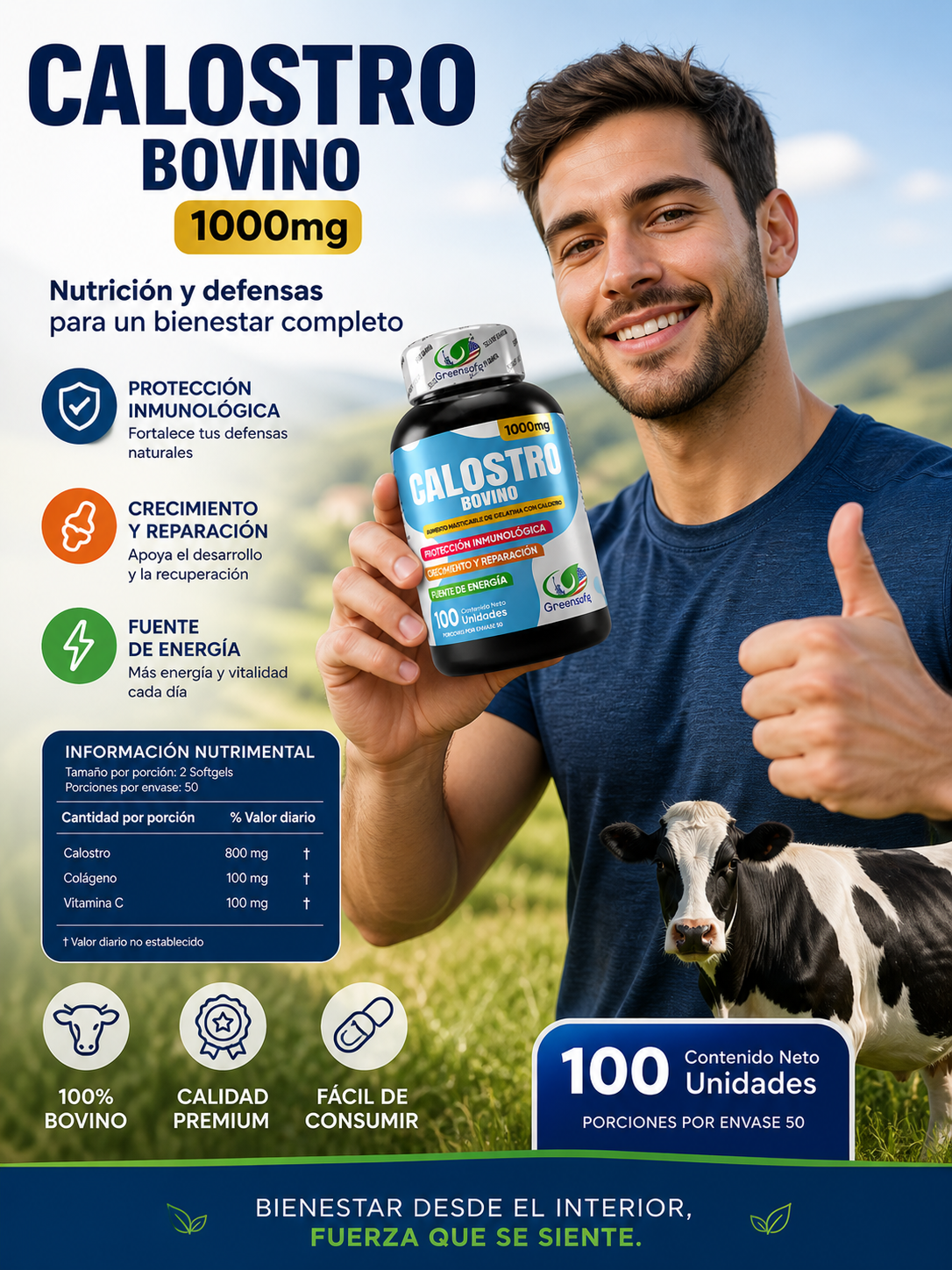 Calostro Bovino Softgels x 1 und. ENVIO GRATIS