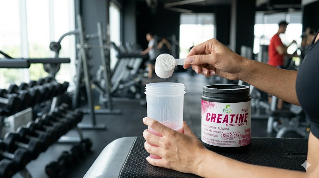 Creatina Monohidratada Bhella FitoVit 300g. ENVÍO GRATIS