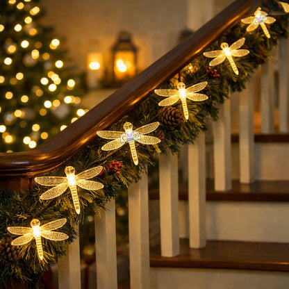 Luces Lineales De Libélula Navidad 5m.   ENVÍO GRATIS