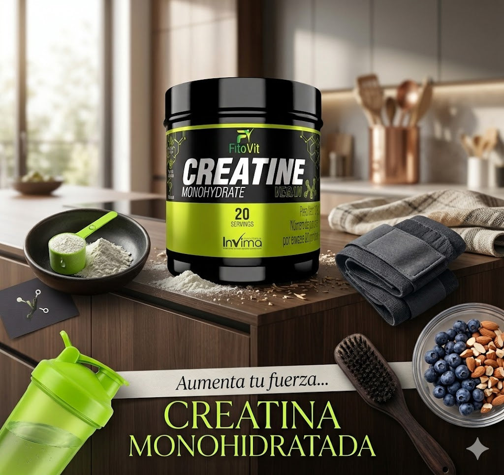 Creatina Monohidratada  300g FitoVit . ENVÍO GRATIS